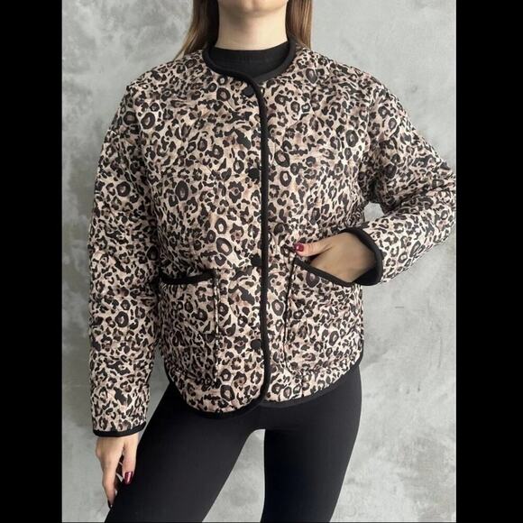 ZARA Leopard Print Jacket NWT - Picture 13 of 16